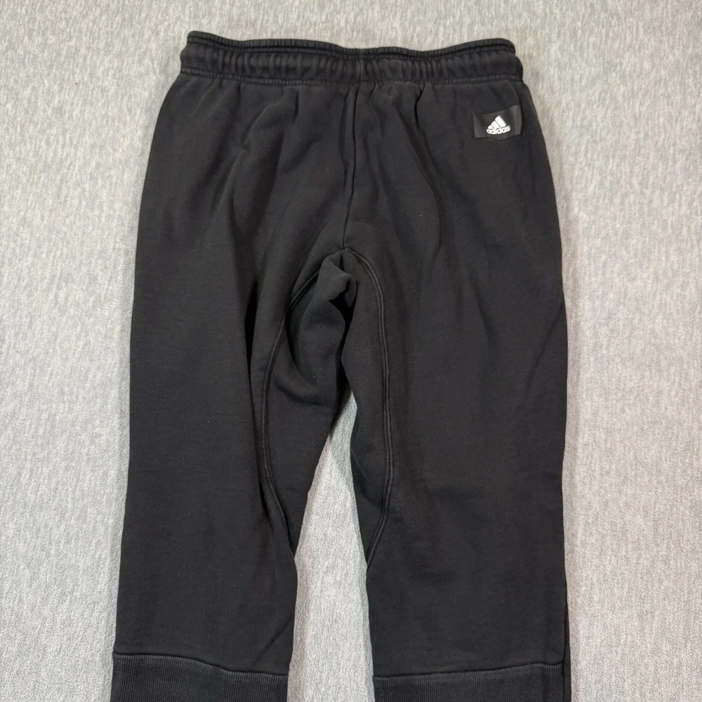 adidas‎ Activewear Pants Men L Black Sweatpants Jogger Athletic Performance